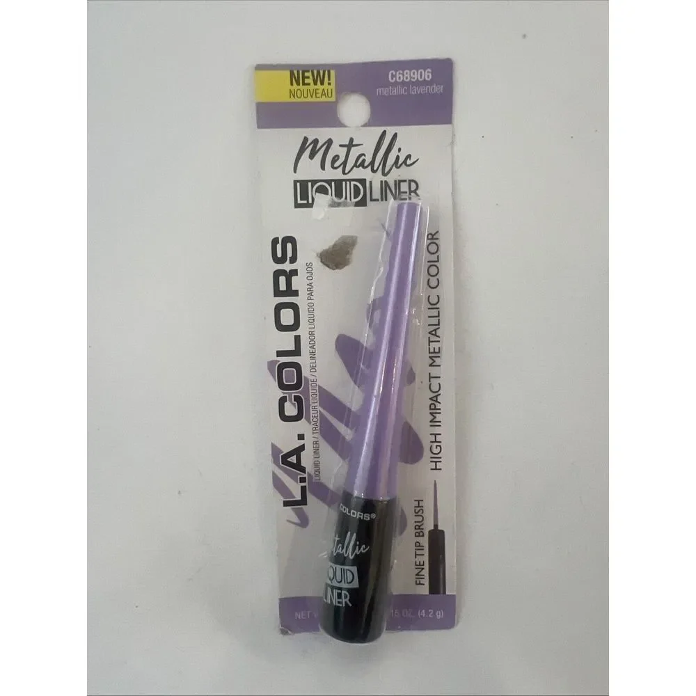 L.A. Colors Metallic Liquid Eyeliner Lavender & Blue Lot Of 3 New in Box‎